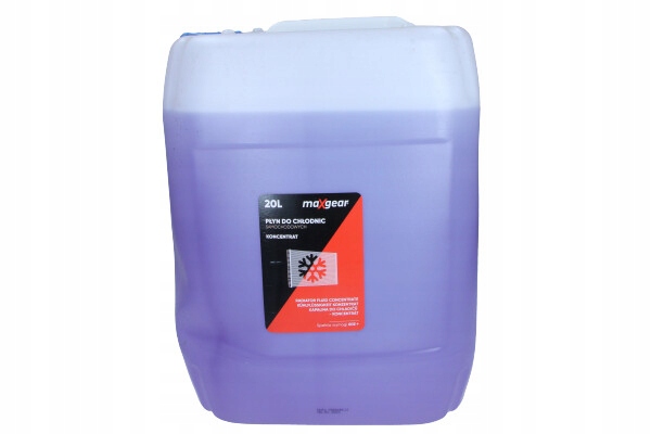 MAXGEAR PŁYN DO CHŁODNIC 20L KONC. (FIOLETOWY) G12+ NA DODATKACH BASF
