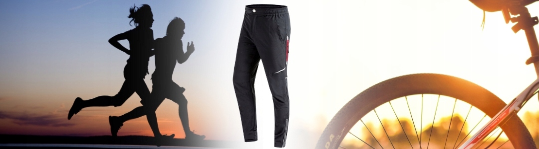 SPODNIE ROWEROWE DŁUGIE MĘSKIE MTB SPODNIE NA ROWER MĘSKIE SPODNIE SPORTOWE Cechy dodatkowe kieszonka