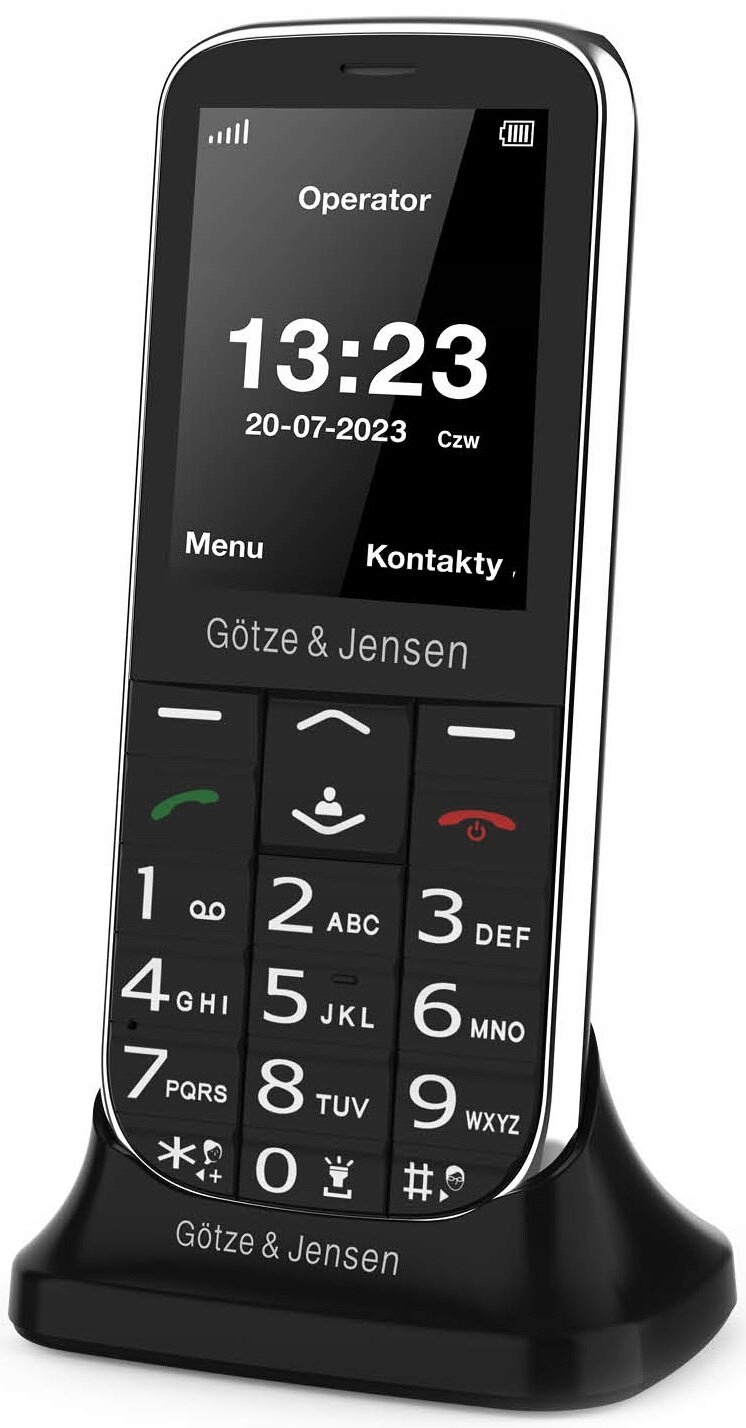 Telefon Komórkowy Dla Seniora Götze & Jensen GFE39 Ekran 2,4'' Radio Fm