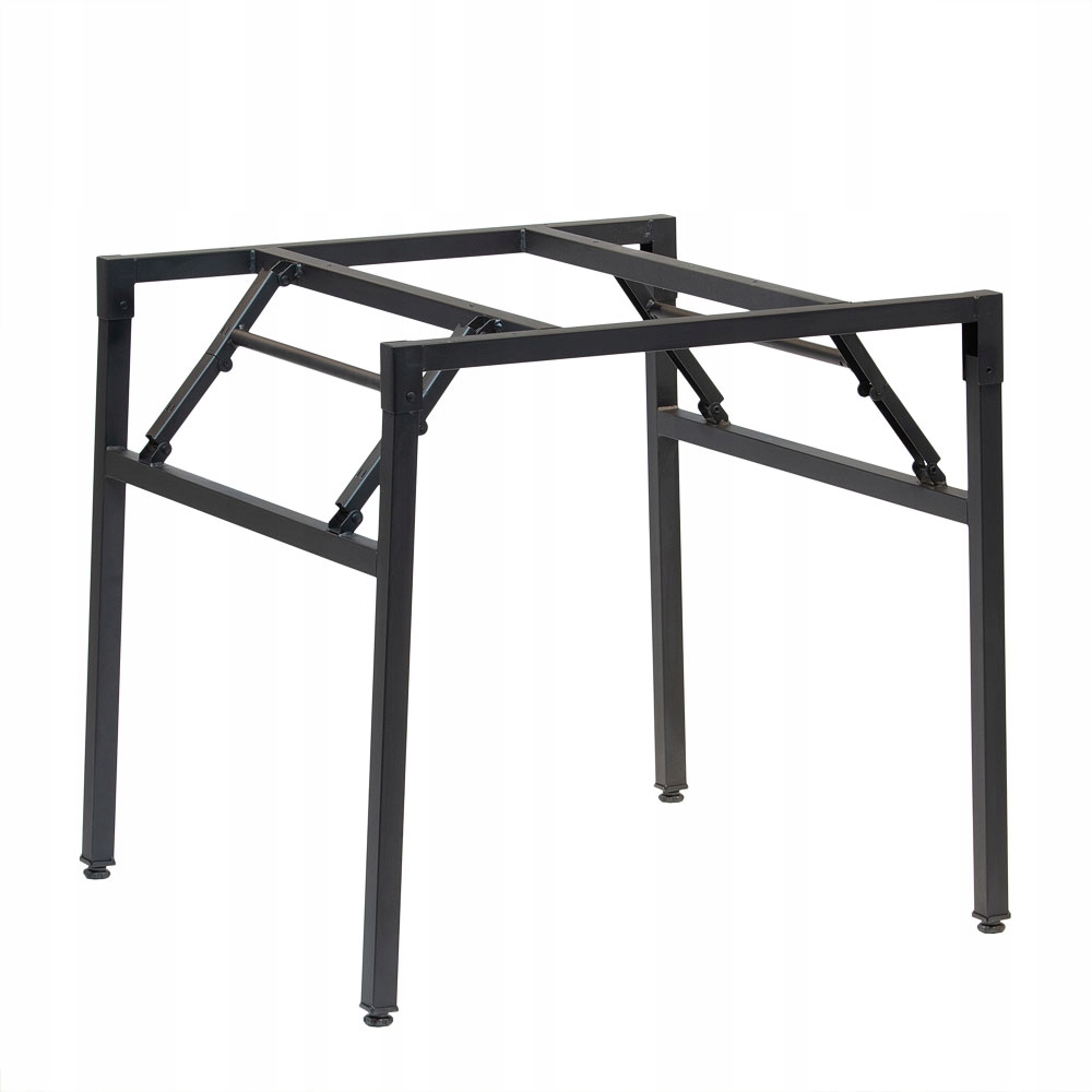 STELAŻ METALOWY SKŁADANY ROZKŁADANY PODSTAWA STOŁU STOLIKA 75x75cm H LOFT
