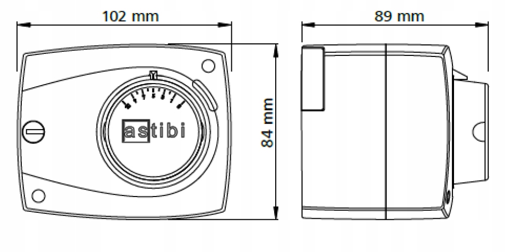 SIŁOWNIK 3-PUNKTOWY SWD 343 230V 120s, 6Nm ASTIBI Kod producenta ART. NR. 0134300 / AFRISO