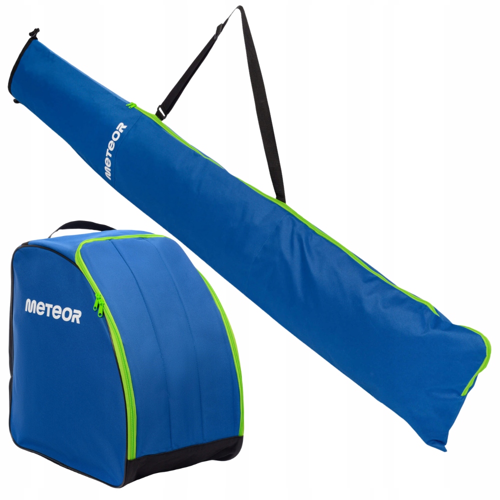 Zestaw Narciarski Torba Na Narty 195 cm Pokrowiec Na Buty Kask Meteor