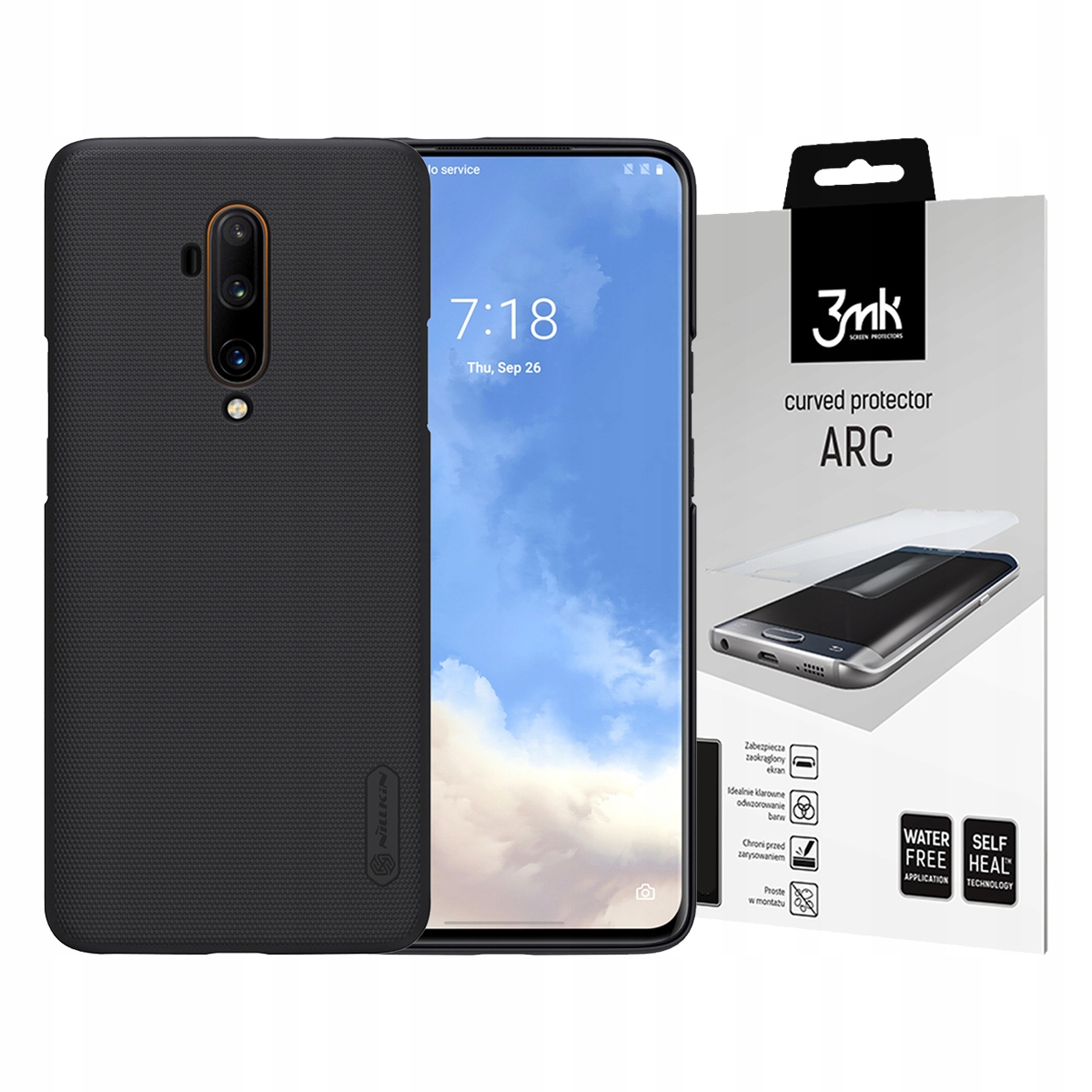

Nillkin Frosted Etui Do Oneplus 7T Pro + Folia 3MK