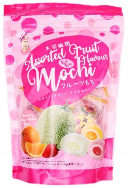 

Mochi ryżowe ciasteczka o smaku wieloowocowym 120g