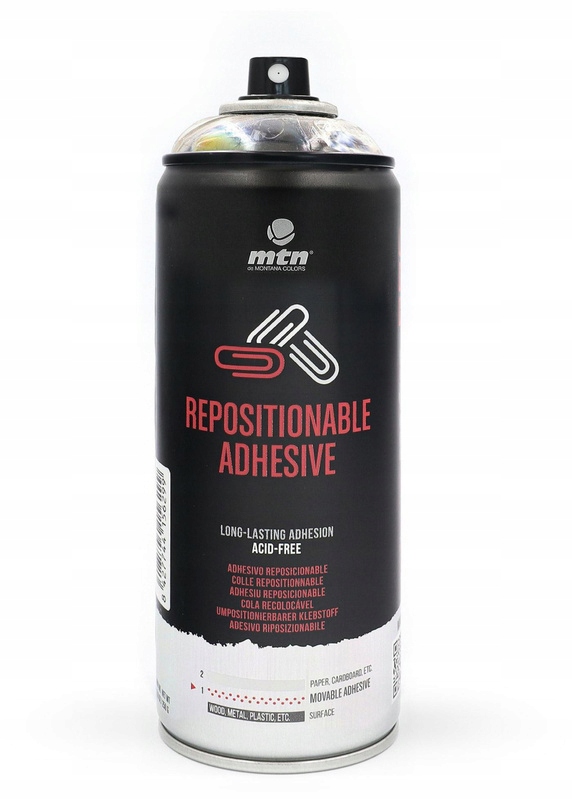 Barevná barva ve Barva Ve Spreji decoupage 400ml s přemístitelným lepidlem