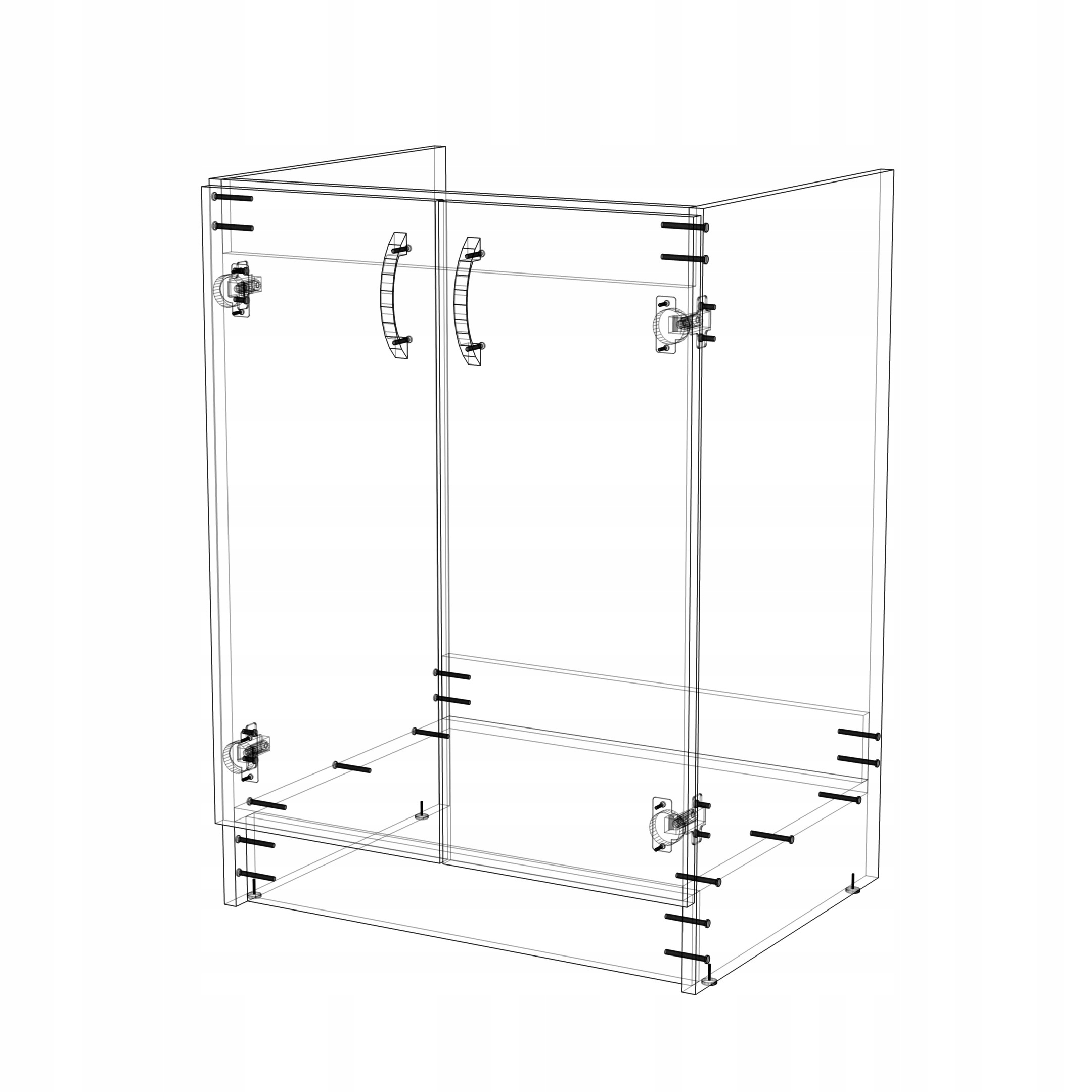 ED ECON sonoma b_S60ZL_2F szafka kuchenna pod zlew Marka Banach Wnętrza