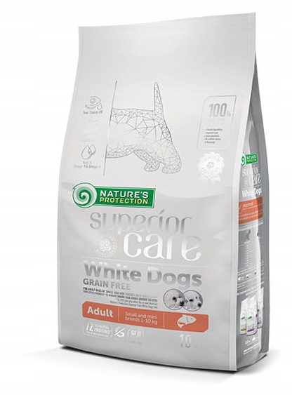 Nature Protection Pełnoporcjowa Karma Łosoś Psy Dorosłe Mini Małe Rasy 10kg