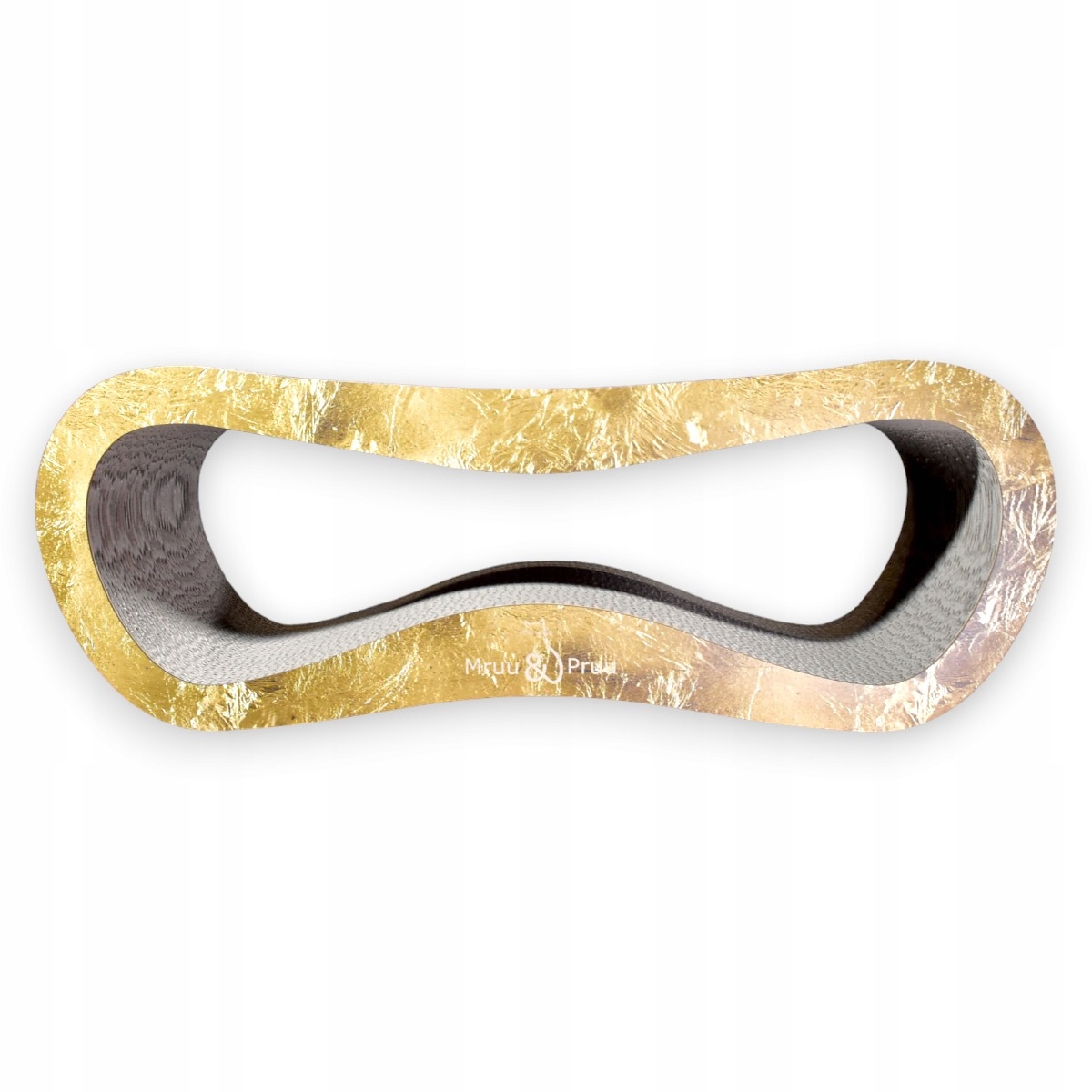 Levně Drapak Pro Kočky Velký Pelíšek Mruu&Pruu 78x28x24 cm Zlatý