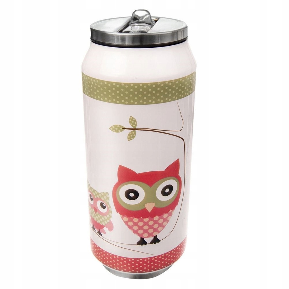 Termohrnek plechovka Sova 400 ml