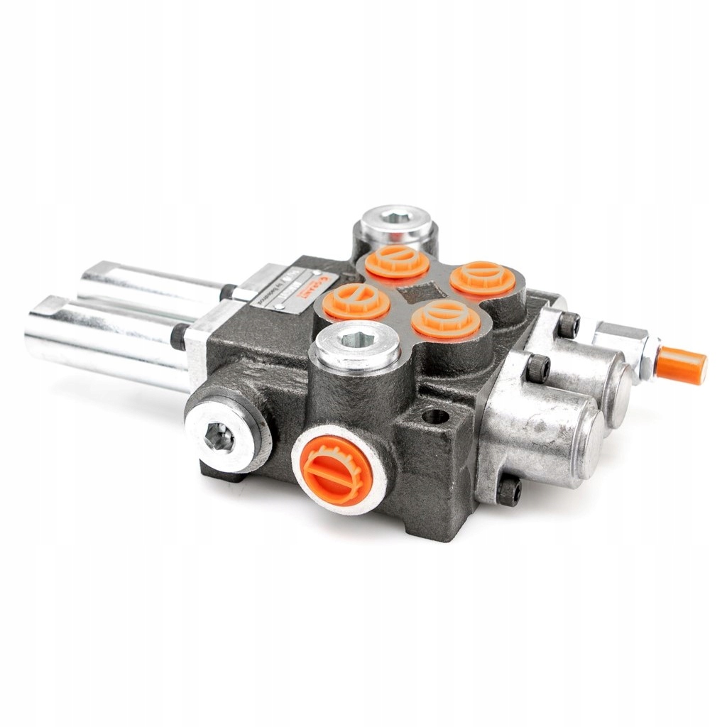 Dvousekční Hydraulický Rozdělovač 40 l Joystick