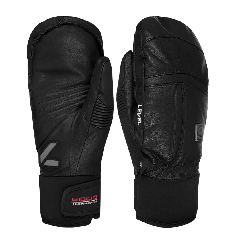 Rękawice Level narciarskie męskie skórzane sowboardowe r. Xs