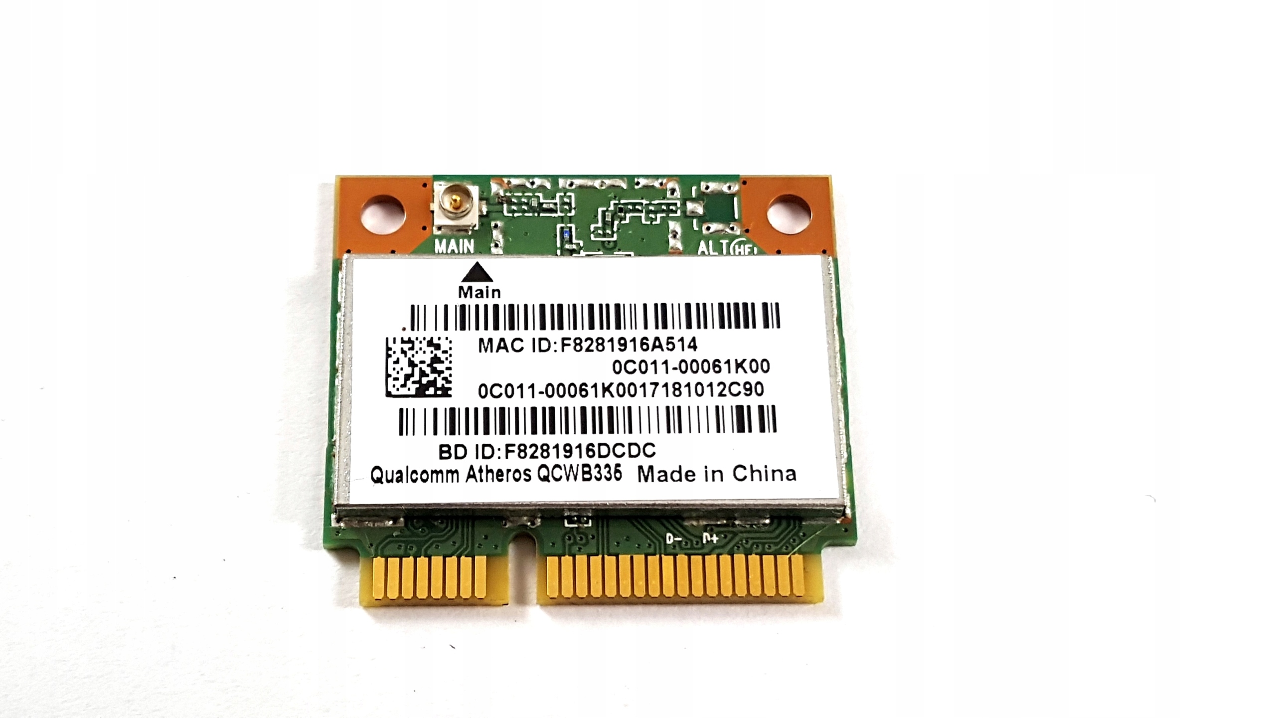 KARTA WIFI ATHEROS MODEL: QCWB335