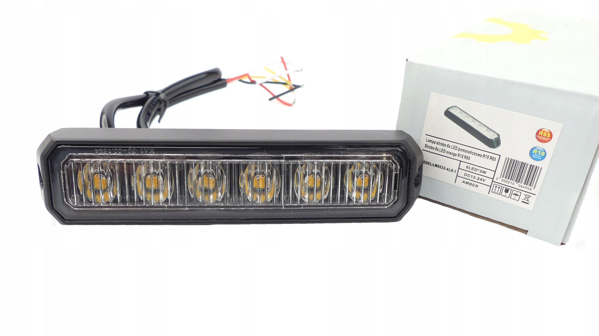 

Lampa stroboskopowa 6LED 18W 12-24V Homologacja