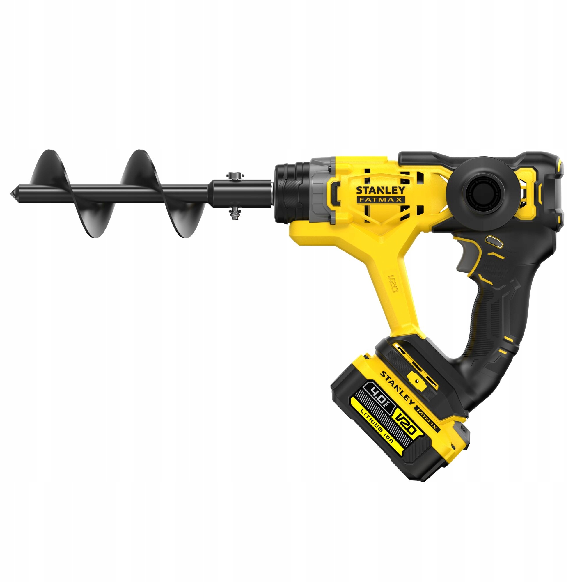 Stanley Wiertnica glebowa SFMCGA75M1 18V V20 + akumulator 4Ah + Ładowarka Seria FatMax V20