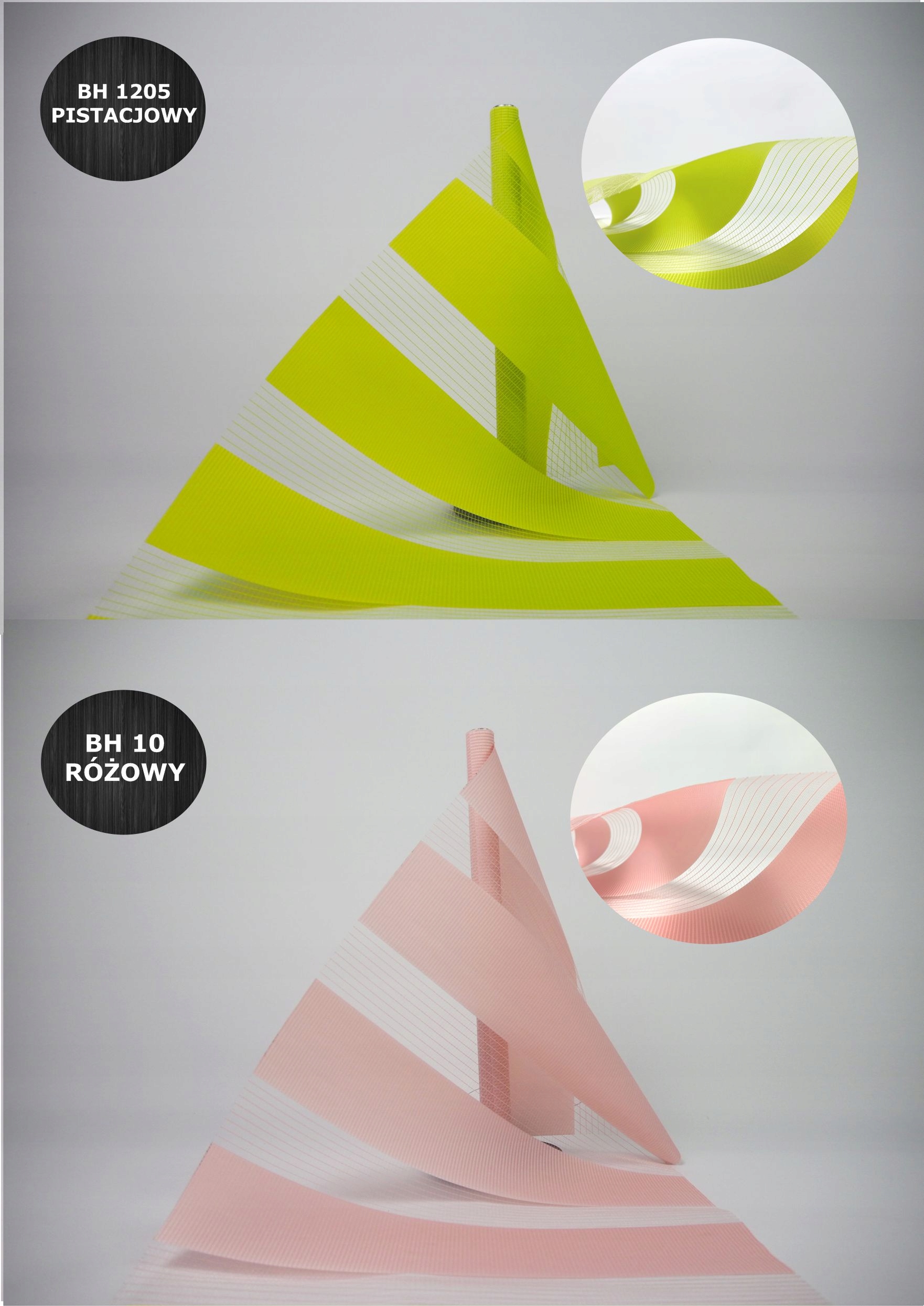 ROLETA ROLETY ŻALUZJA DZIEŃ NOC NA WYMIAR 57X150 Wzór gładki