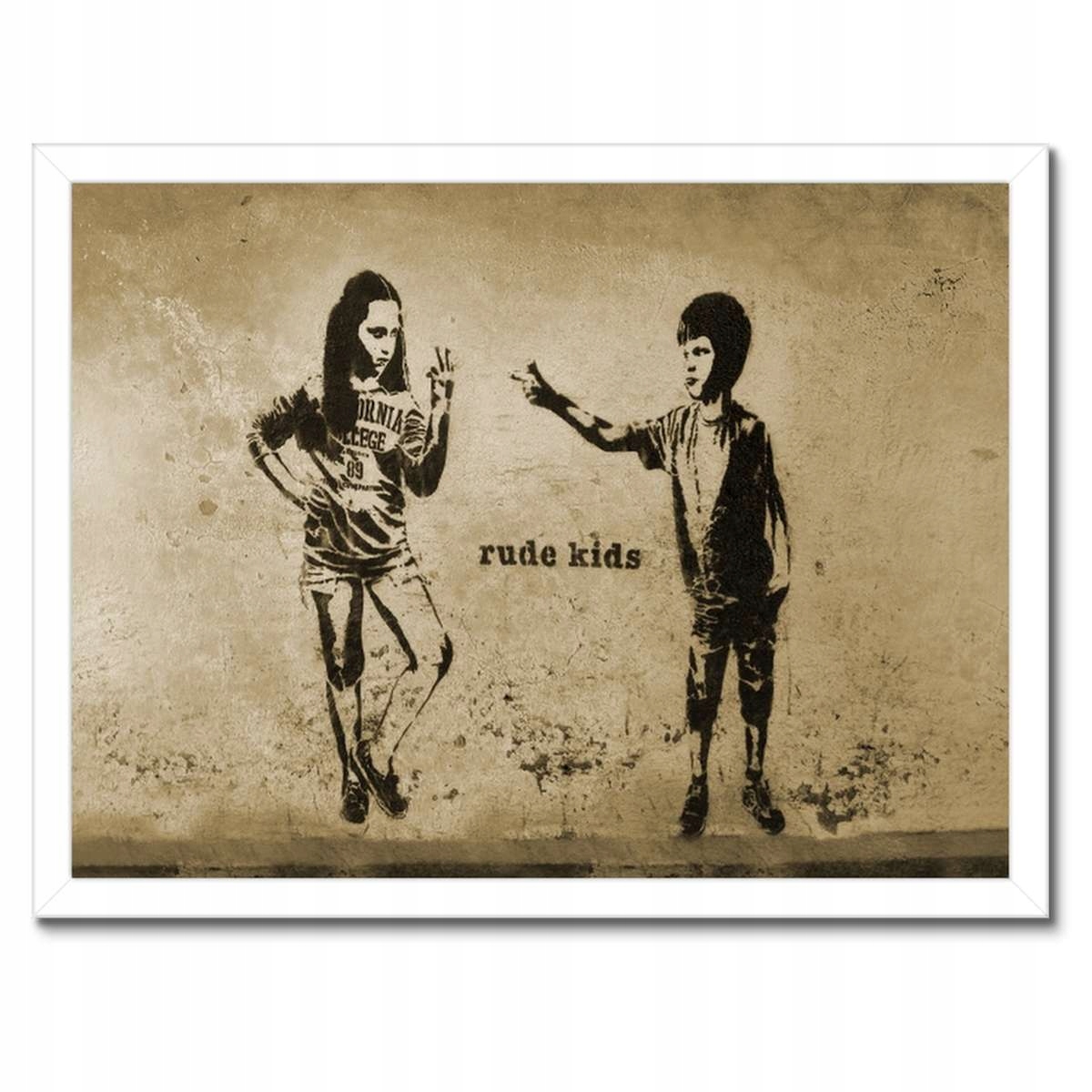 Plakáty v rámu 40x30 Banksy Nezbedné děti