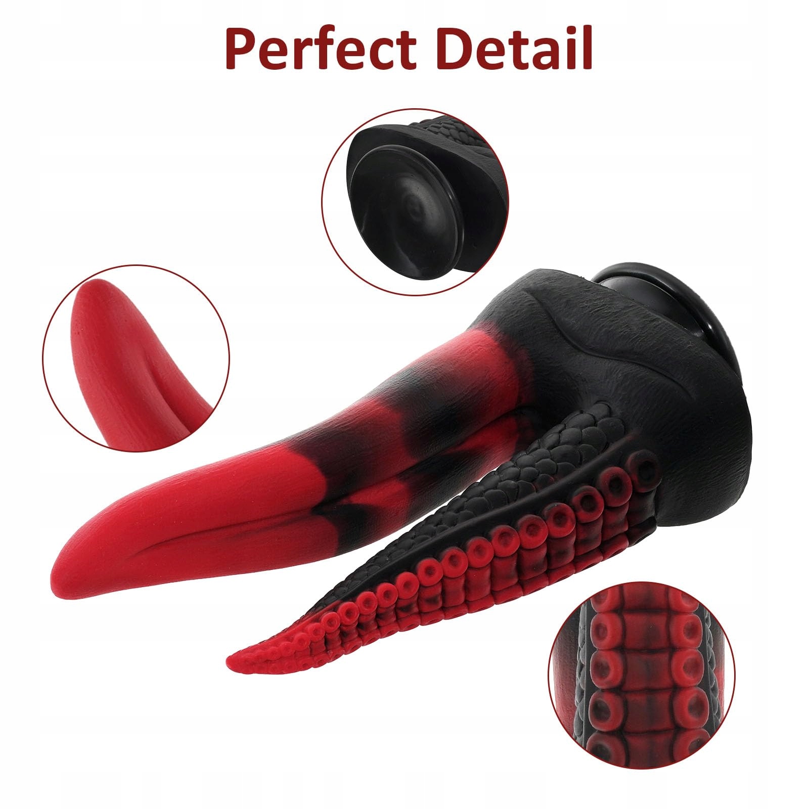 SHKANLA Silikonowy Dildo Tentakel Z Przyssawką 27.5cm Fantasy Zabawka — miniatura 4
