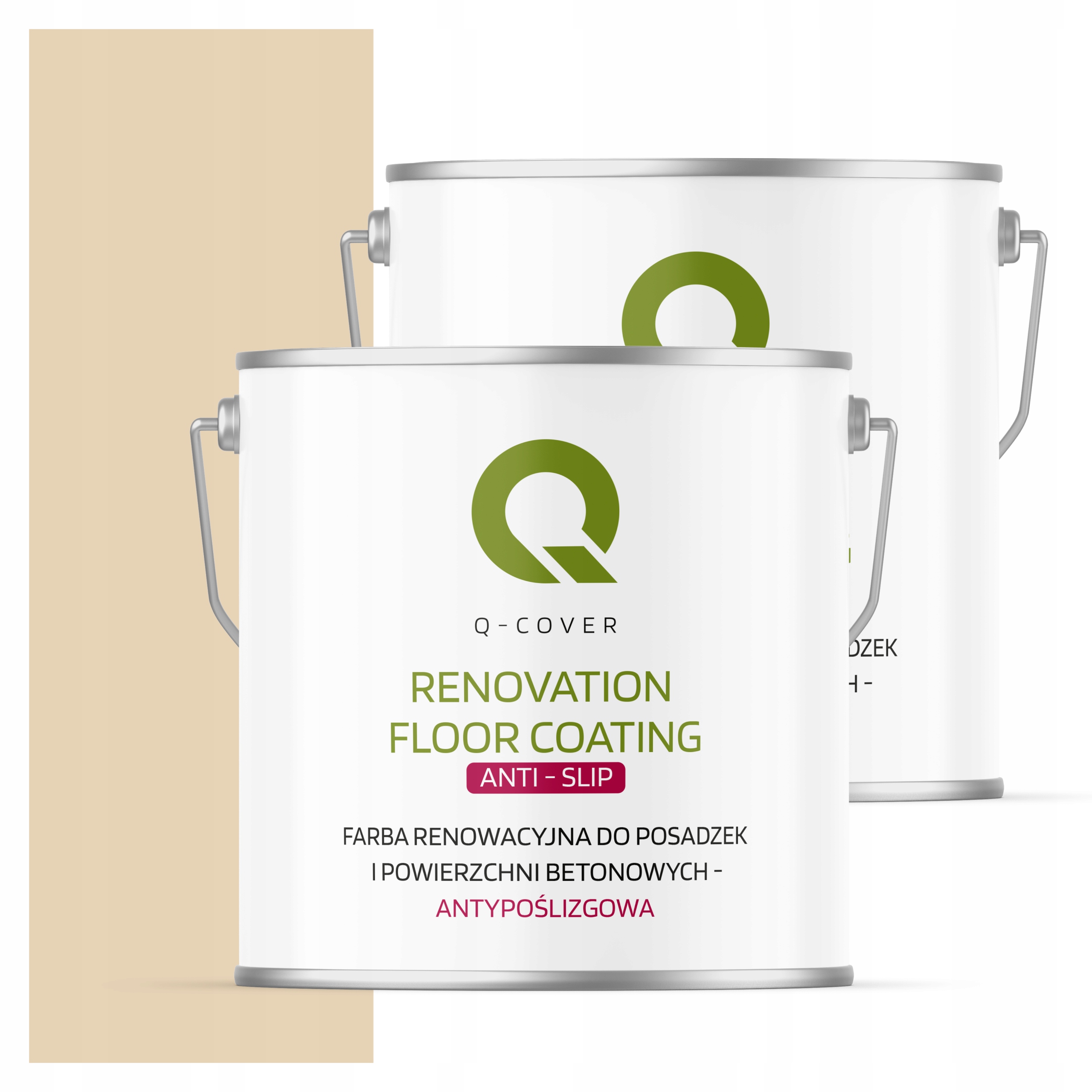Barva na Betonu Protiskluzová Renovační 5L Krémová Béžová RAL1015 Matná