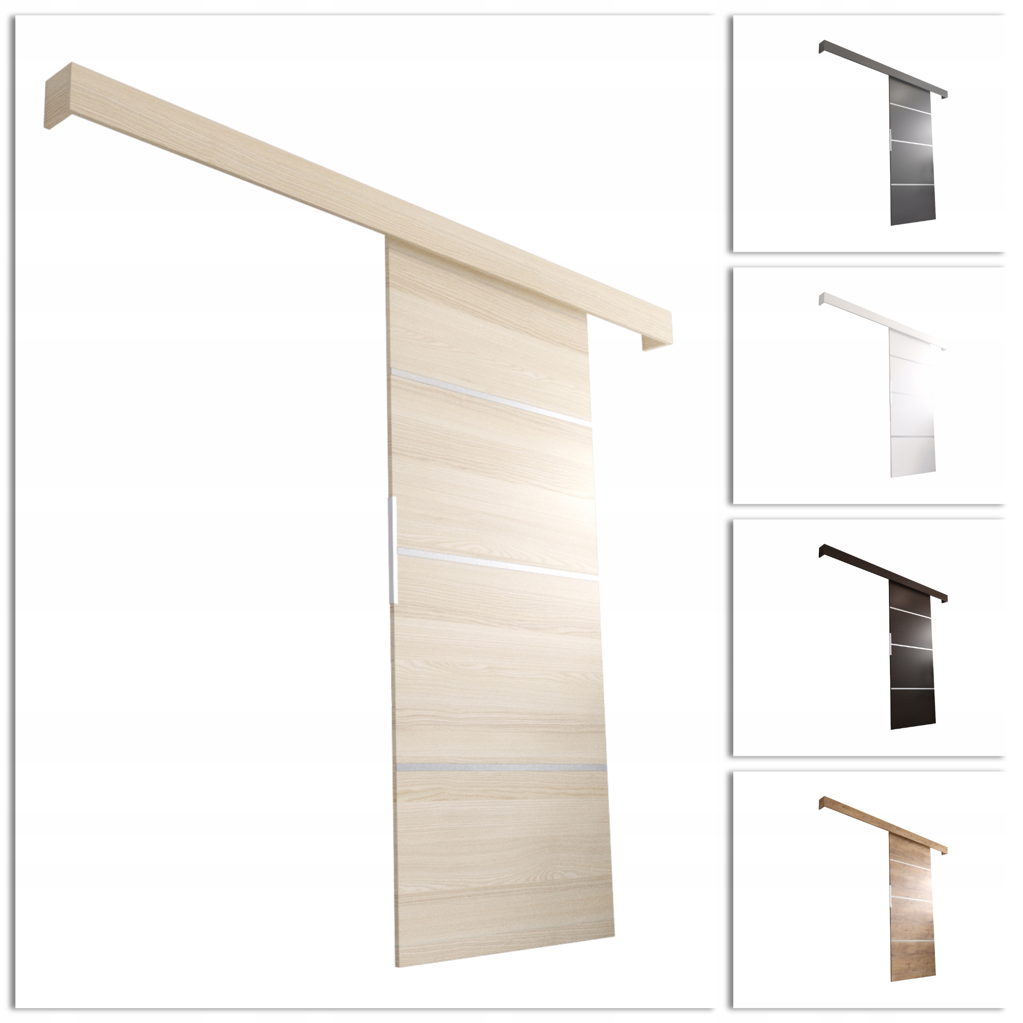 Vnitřní posuvné dveře 96 Denver VDB96 O-pohovka 96x205 Ozdobné lišty