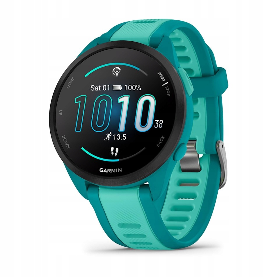 Garmin Forerunner 165 Music Amoled 43mm Turquoise Aqua 010-02863-32