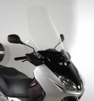 Kappa Sklo Yamaha X-max 125-250 (05-09) 63,5 X 69,5 CM Priehľadné