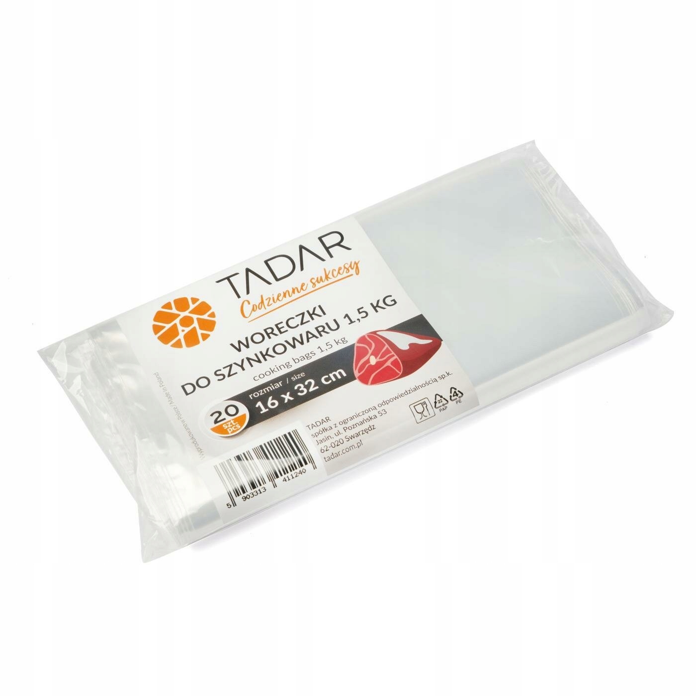Woreczki worki do szynkowaru Tadar 1,5 kg 20szt