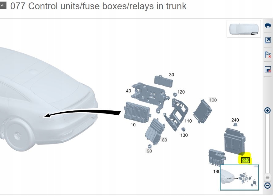 Moduł baterii Mercedes W223 EQE EQS A0009006039 - galeria