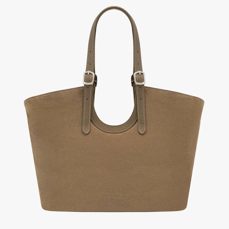 Ryłko R40929TB _9QŁ Béžová velká shopperka Kochland