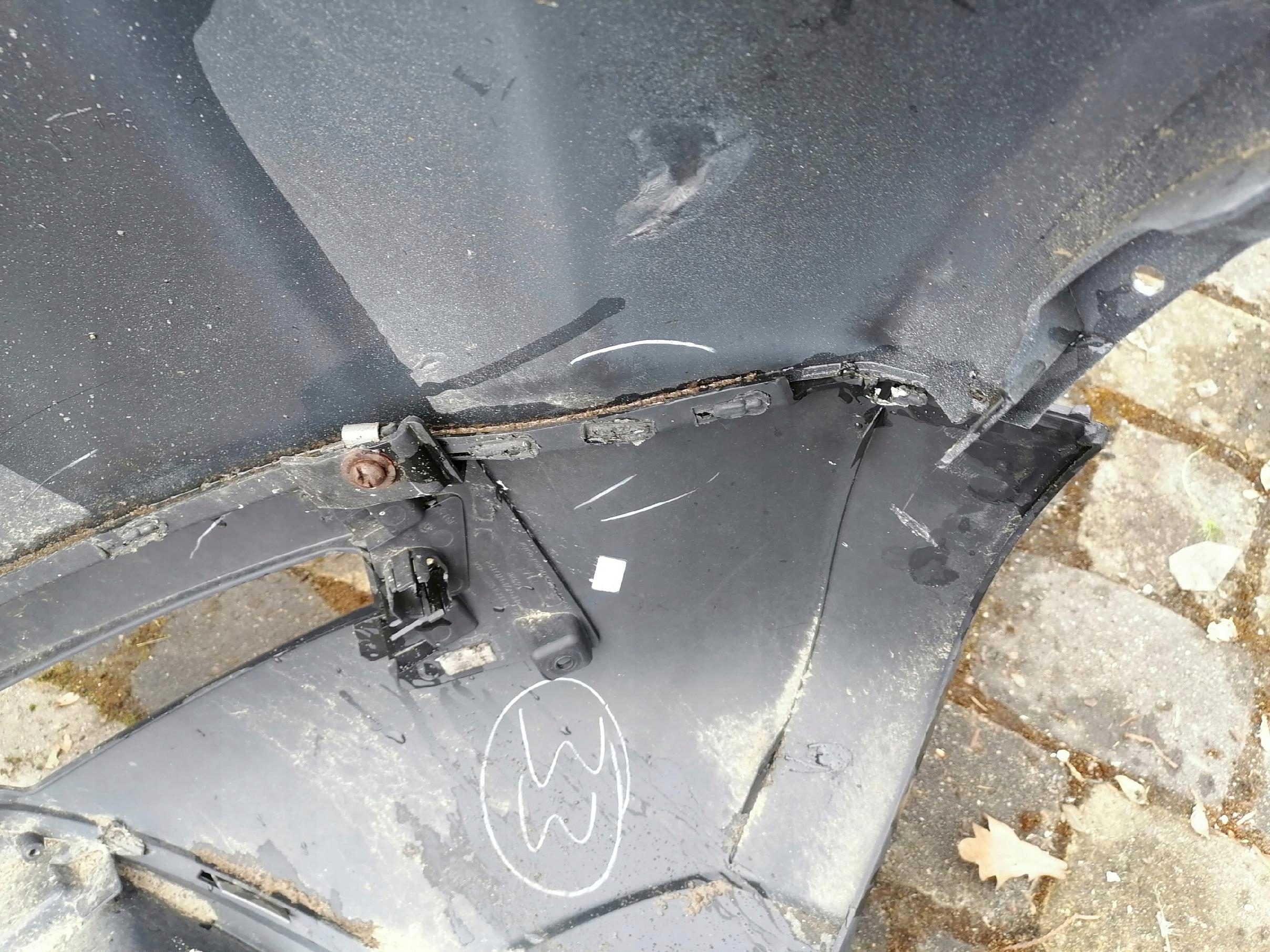 LAND ROVER EVOQUE 11- bumper rear part rear ORYG
