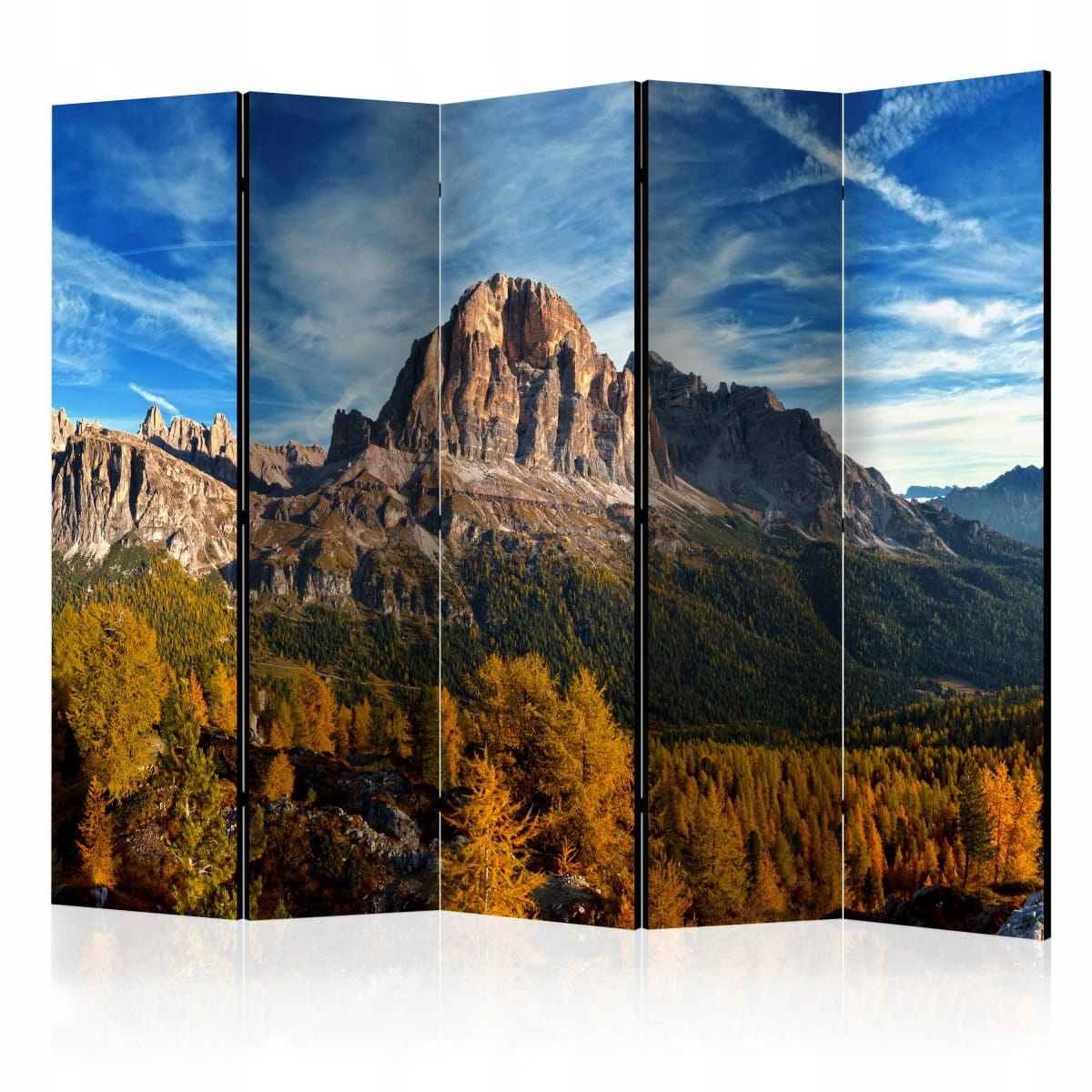 Parawan 5-częściowy - Widok panoramiczny Dolomity