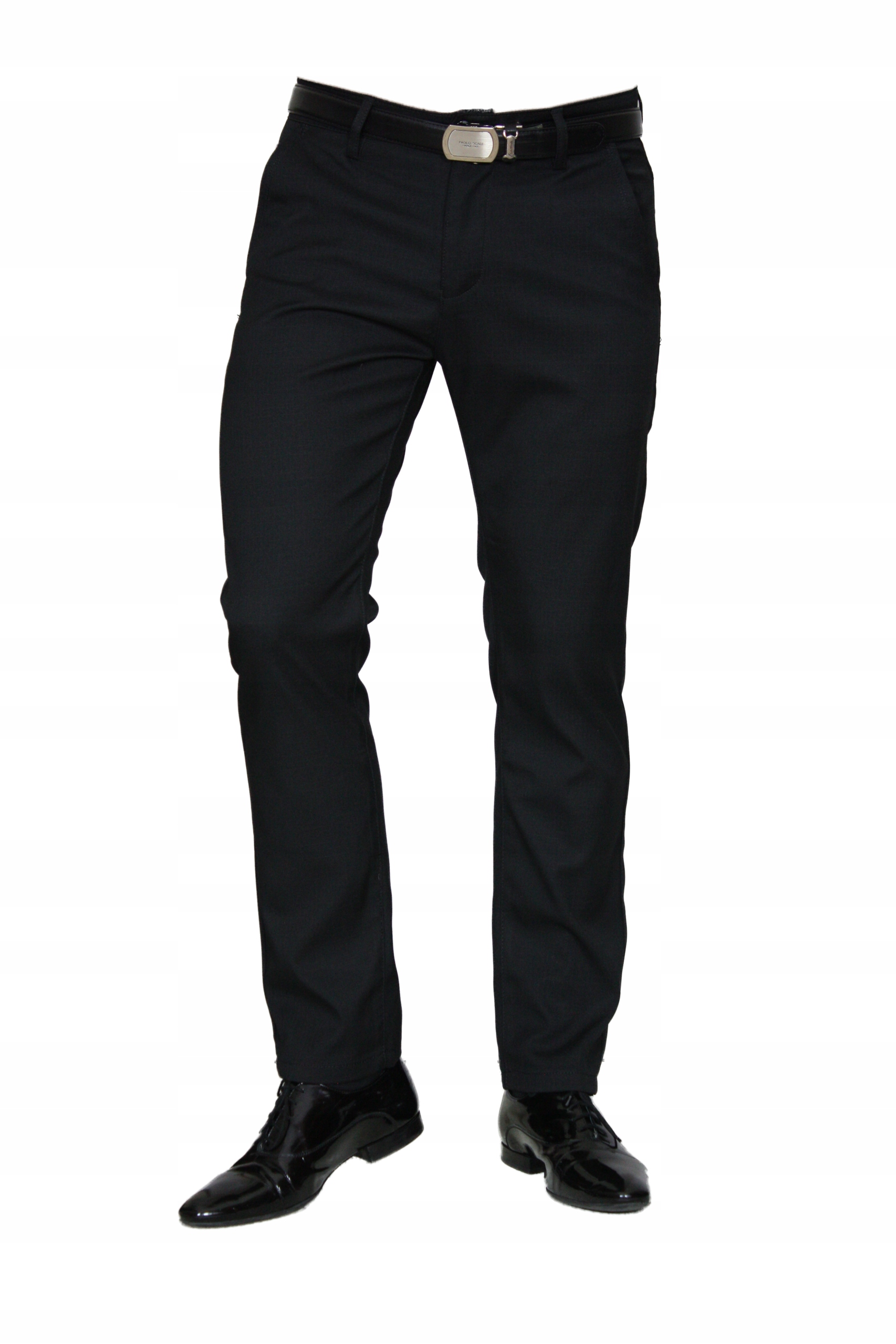 Pánské Návštěvní Chinos (černé) W47 L32, obvod pasu 126-128 cm