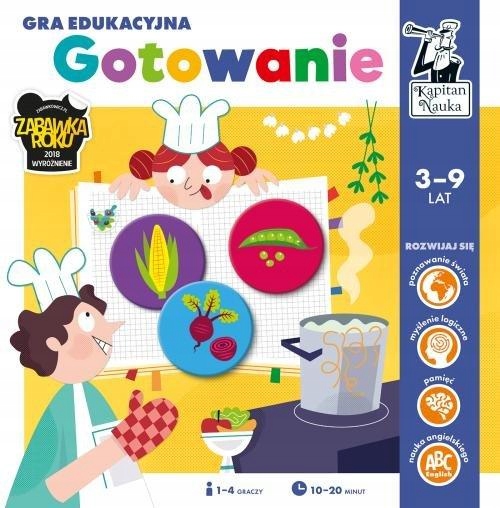 

Kapitan Nauka. Gra edukacyjna. Gotowanie