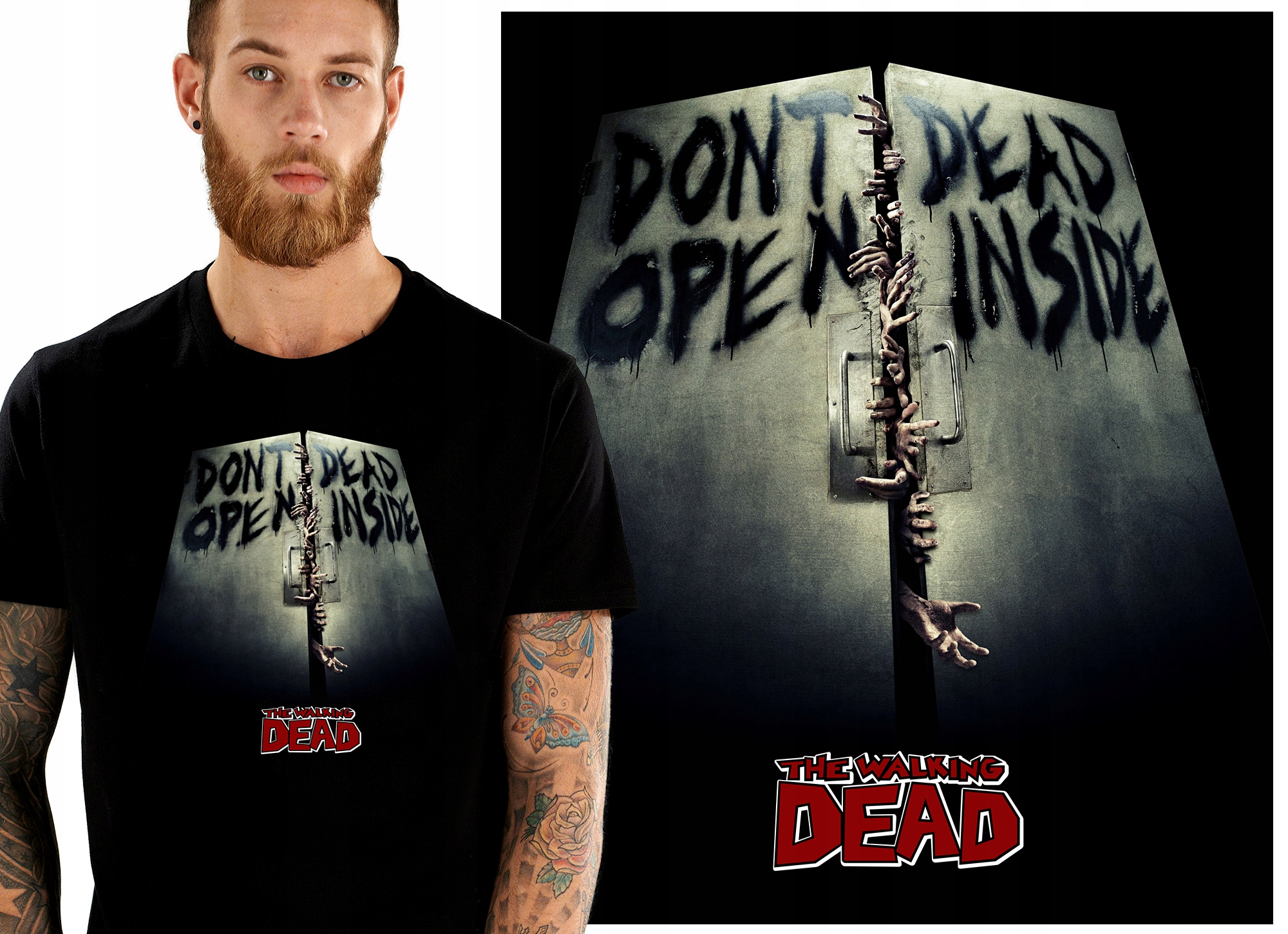 

Walking Dead Zombie Dixon Koszulka Męska XL