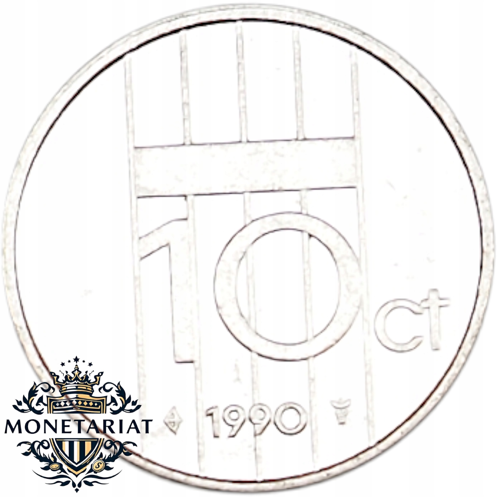 10 CENTÓW 1990 HOLANDIA