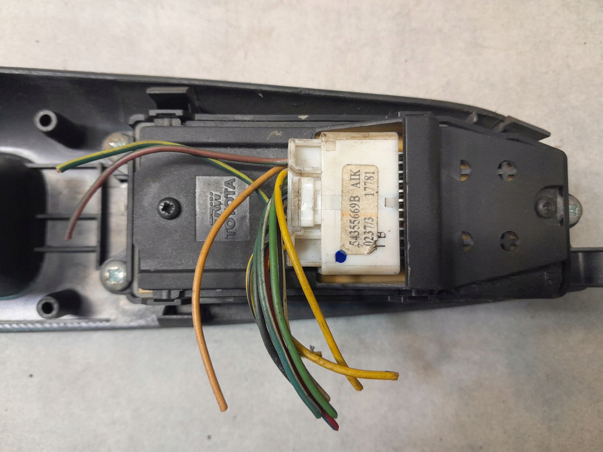 switch windows left front COROLLA E12 7423202220