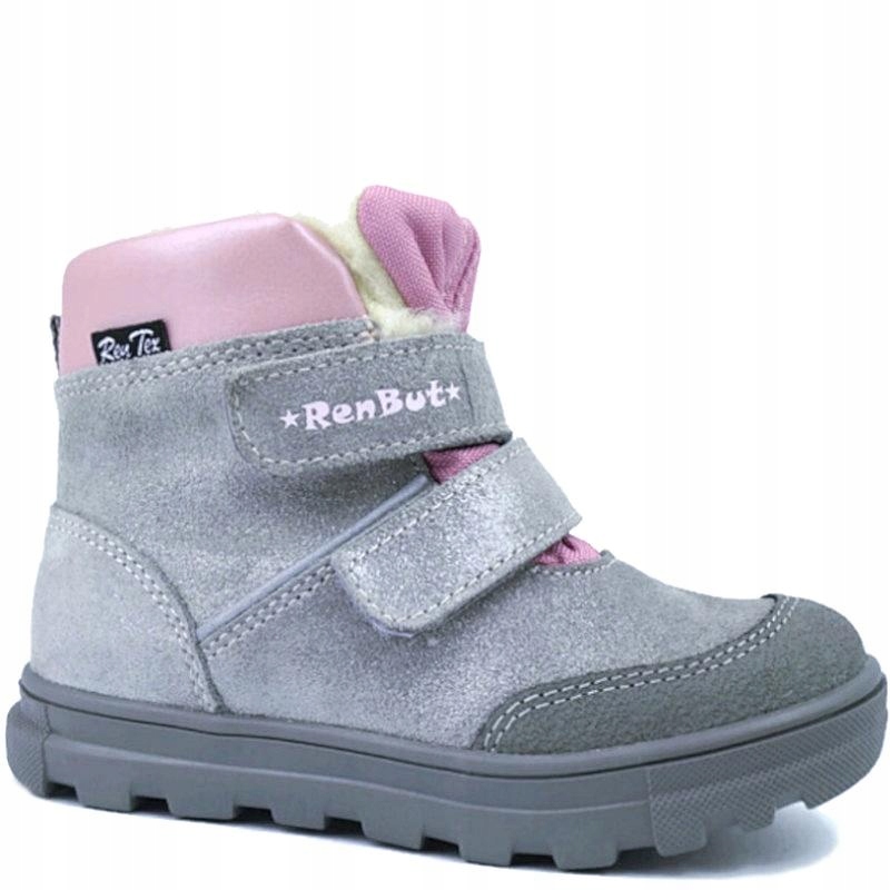 Renbut 1562 buty kozaki kozaczki ocieplane dziewczęce 22