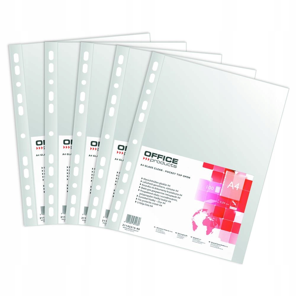 

Koszulka krystaliczna A4 40 MIC Obwoluty dokumenty