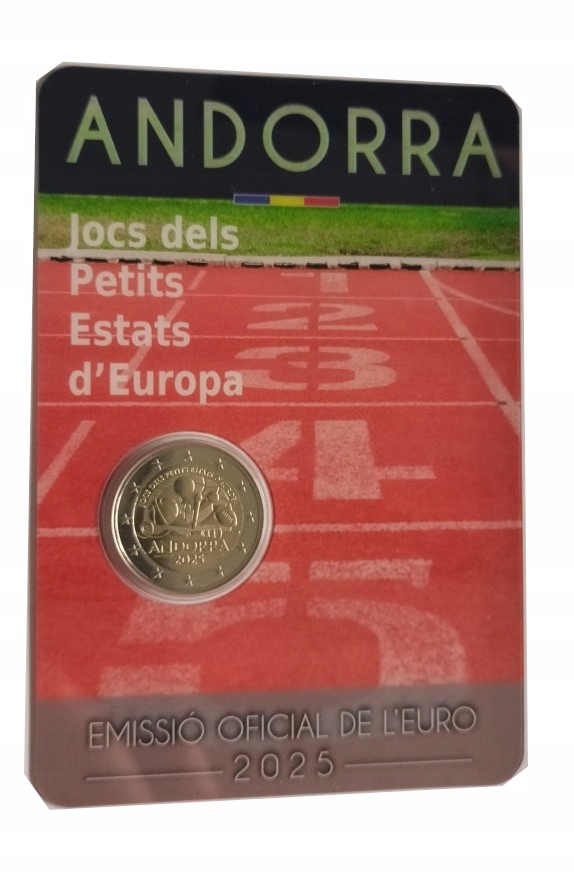 Andora 2 euro 2025 IGRZYSKA Nr 1 UNC