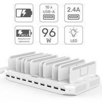 Unitek stacja ładująca 10 x USB 2,4A 96W
