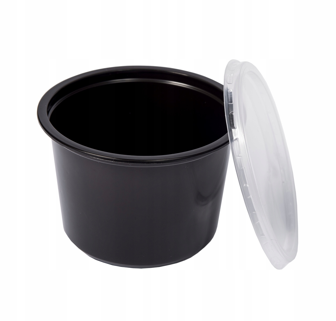 POJEMNIKI PLASTIKOWE Z WIECZKIEM 0,5L 50 SZTUK