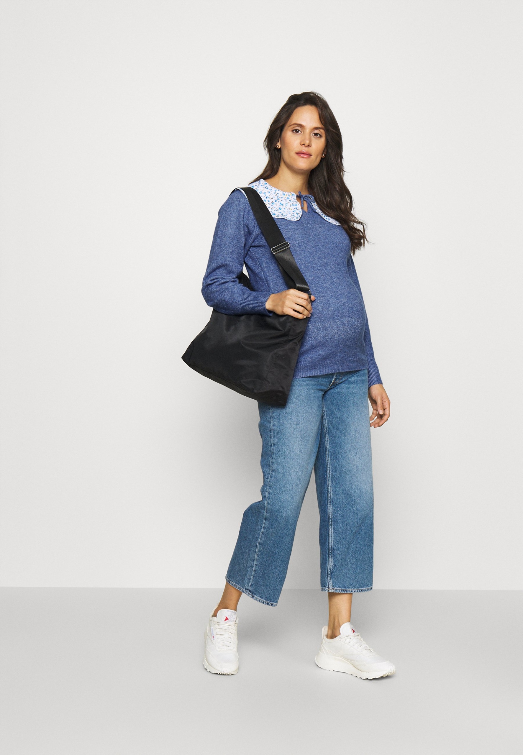 Sweter ciążowy z kołnierzykiem Mamalicious M Marka Mamalicious