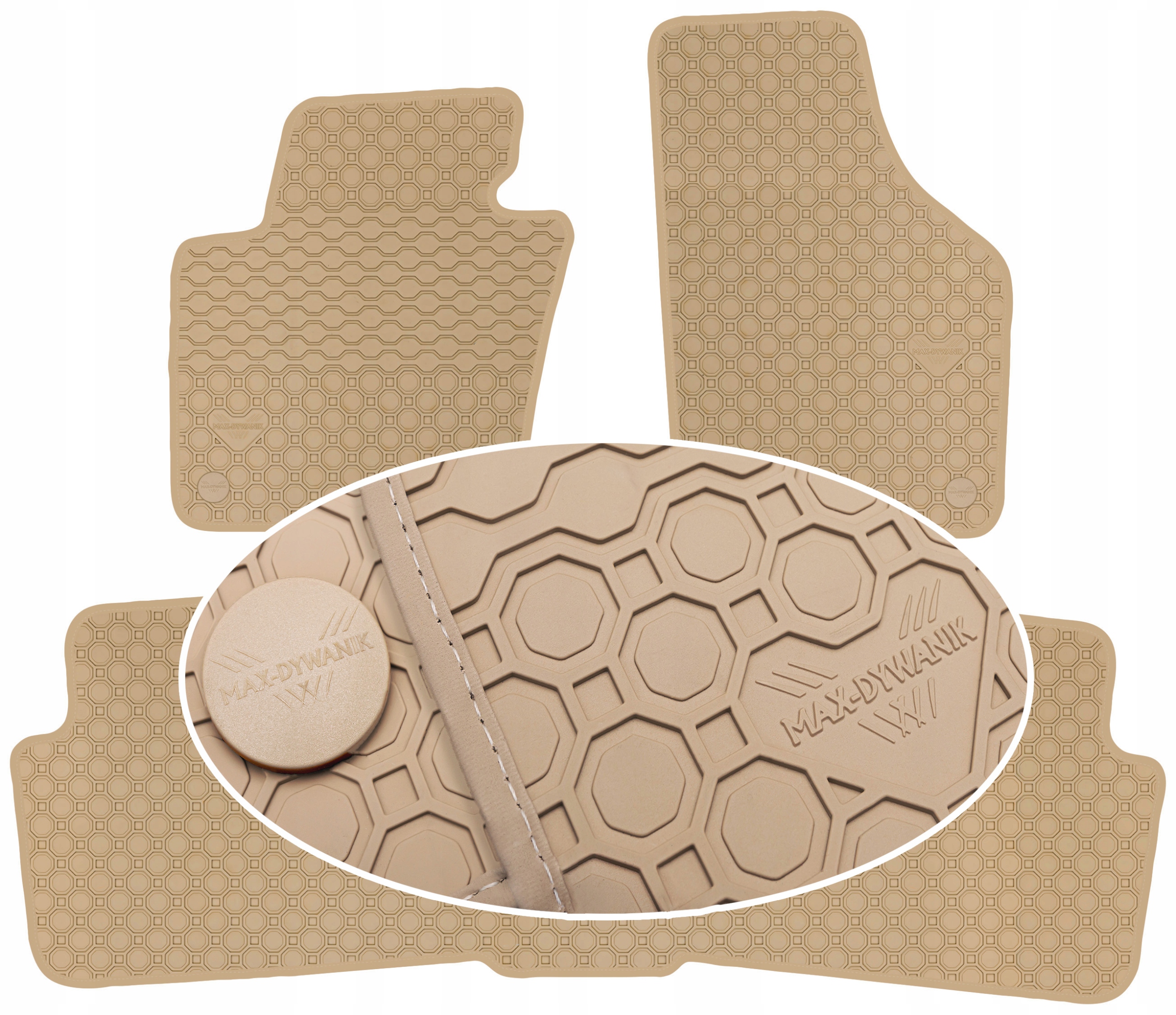 Vw Sharan II 5os 2010- Koberce Béžové