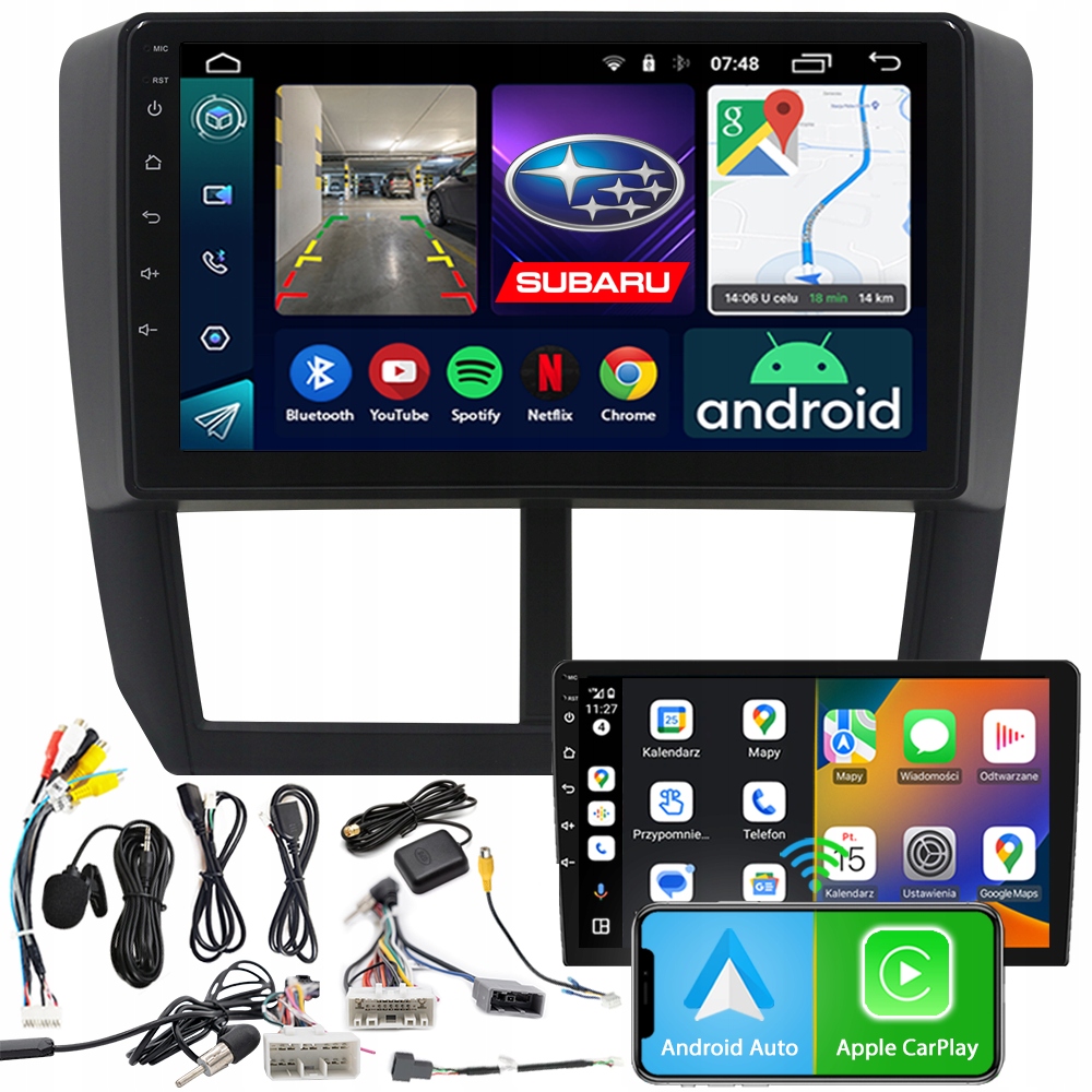 Rádio Navigace Android RS-305 Subaru Forester 2007-2013 2GB 9"