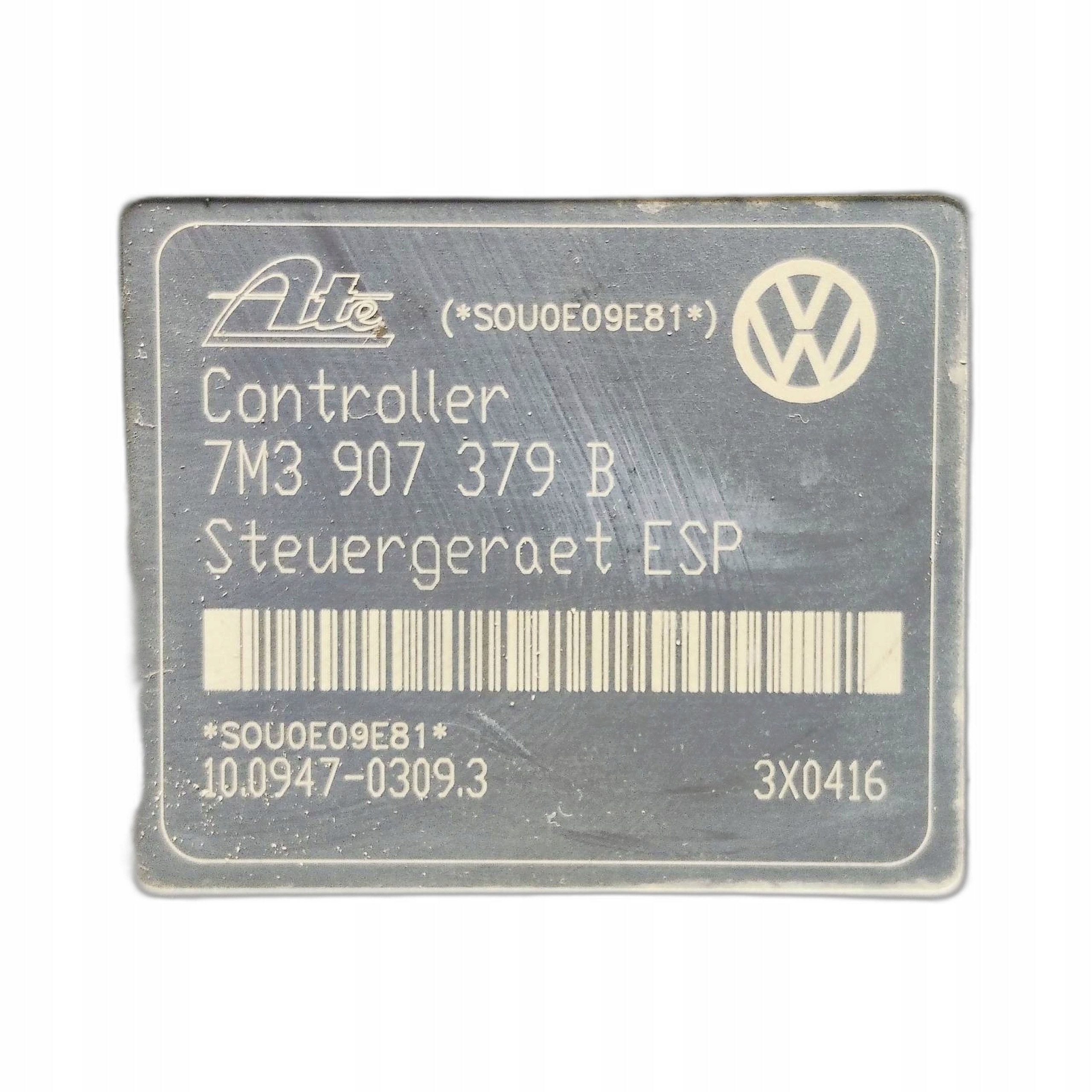 Pompa ABS Volkswagen SHARAN e Lift 1.9 TDI 7M3614111 7M3907379B