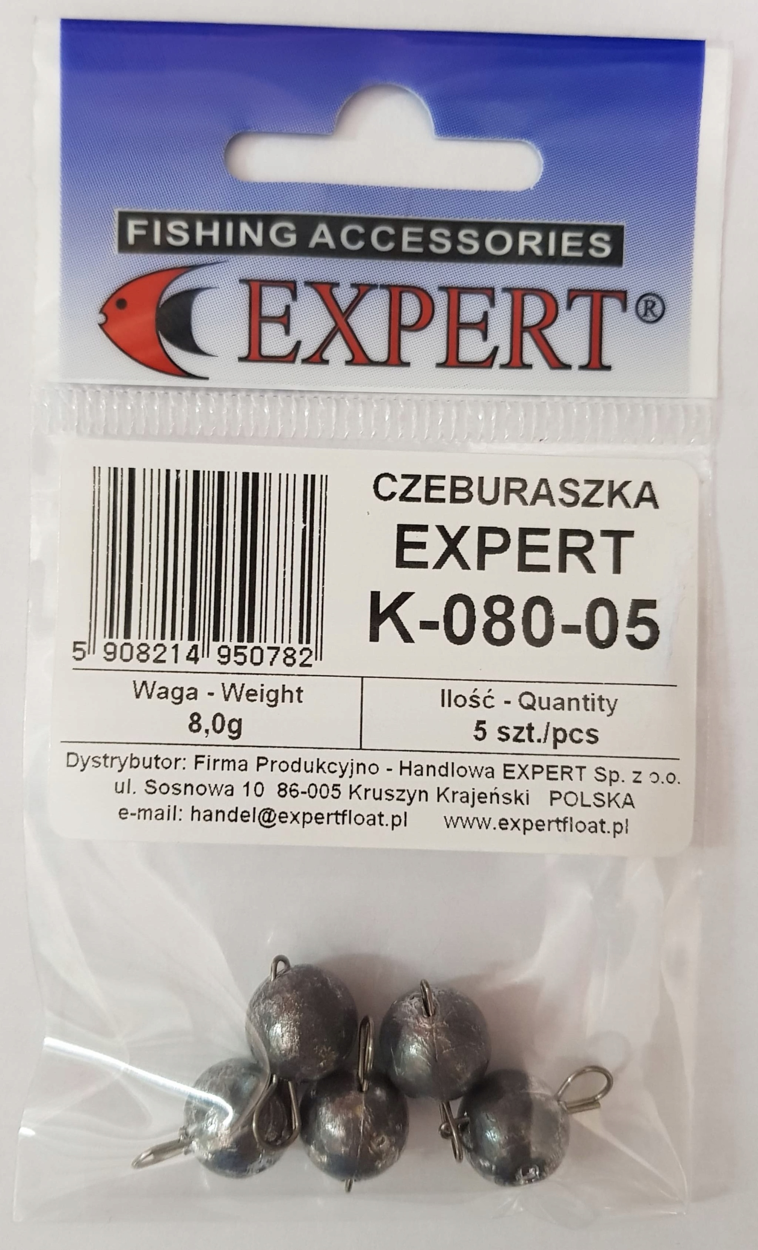 Czeburaszka klasyczna kulka 8g Expert