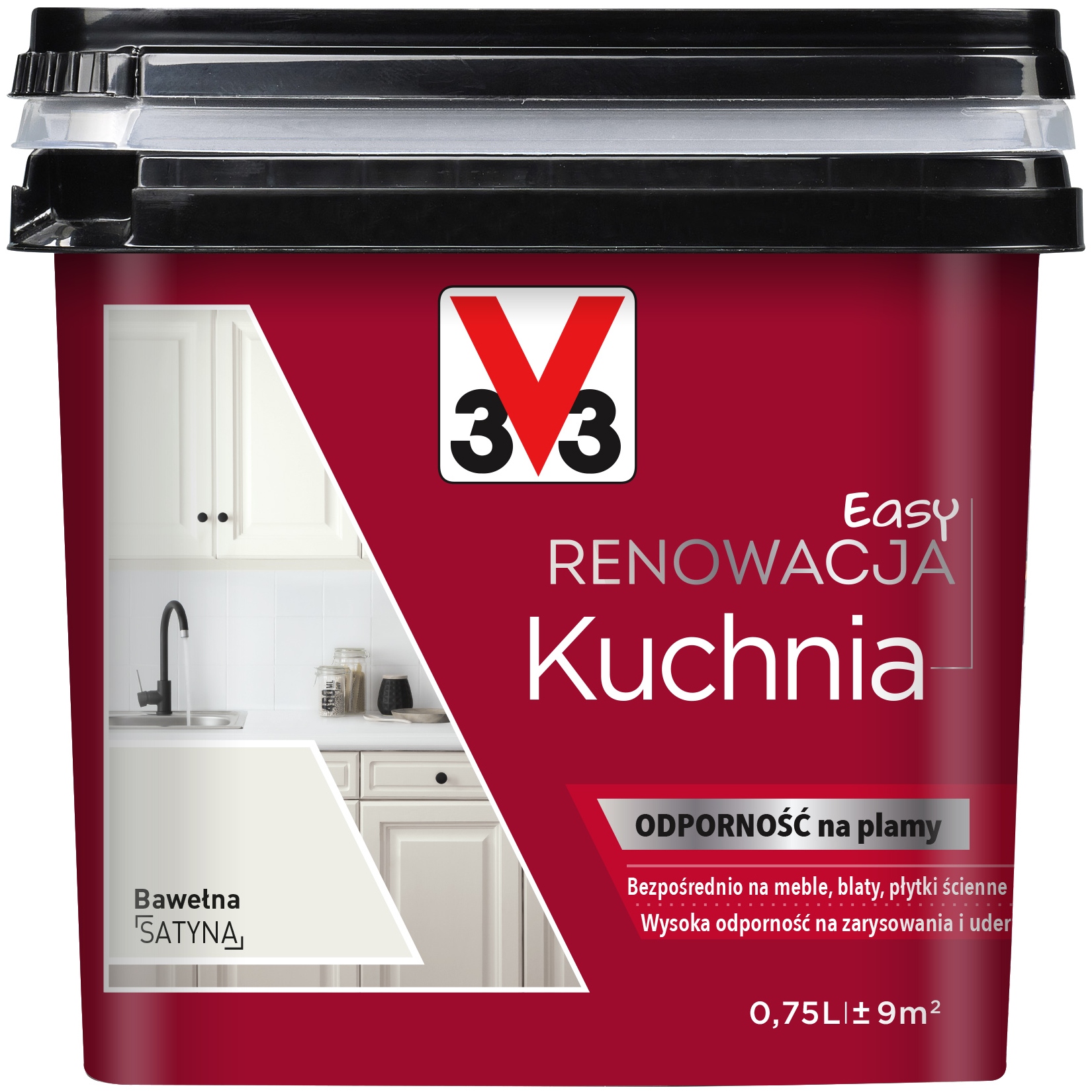 

V33 Farba Renowacyjna Do Kuchni Bawełna 0,75L