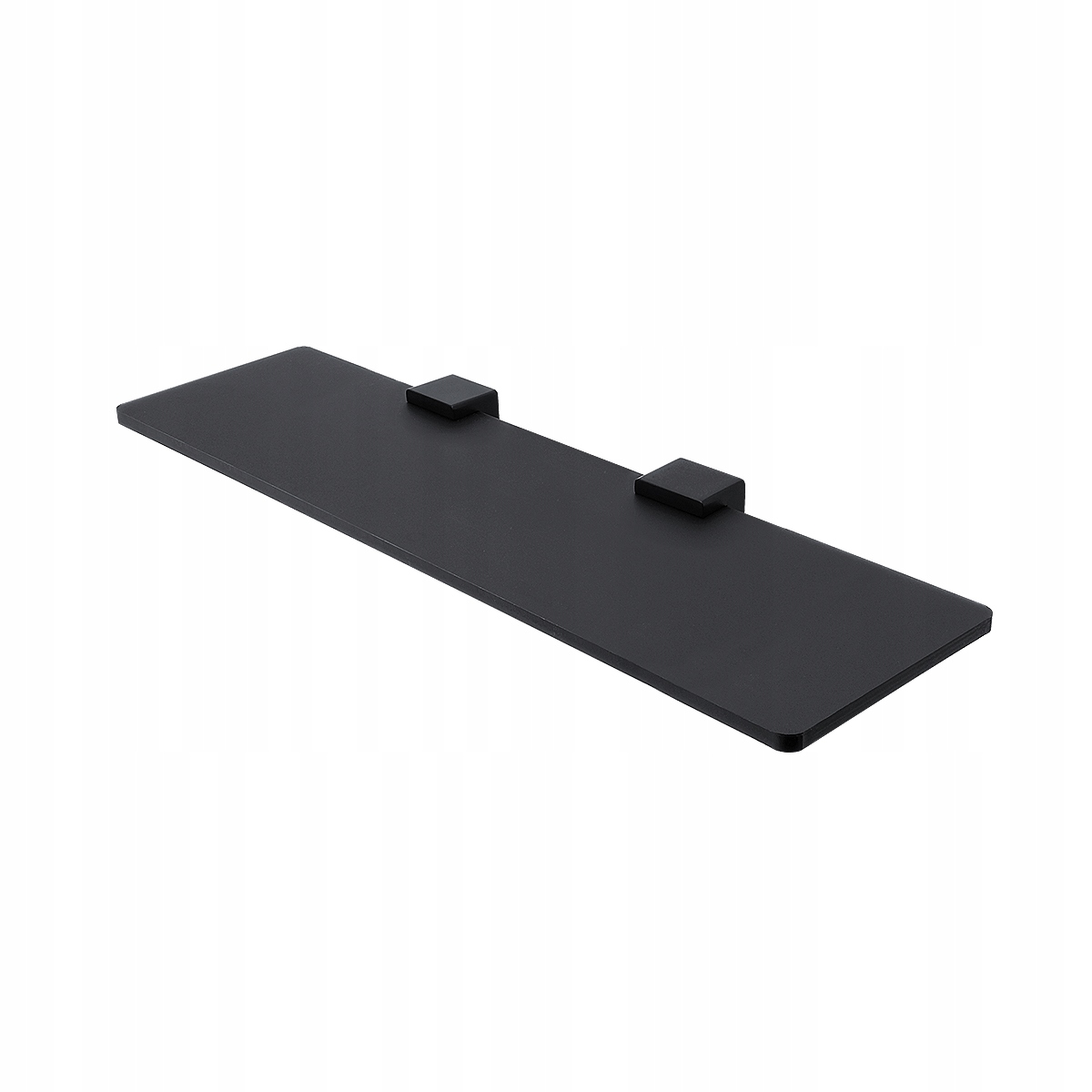 Nimco Kibo Čierna čierna polica do kúpeľne z plexiglass 50 cm Ki-X350-C-90