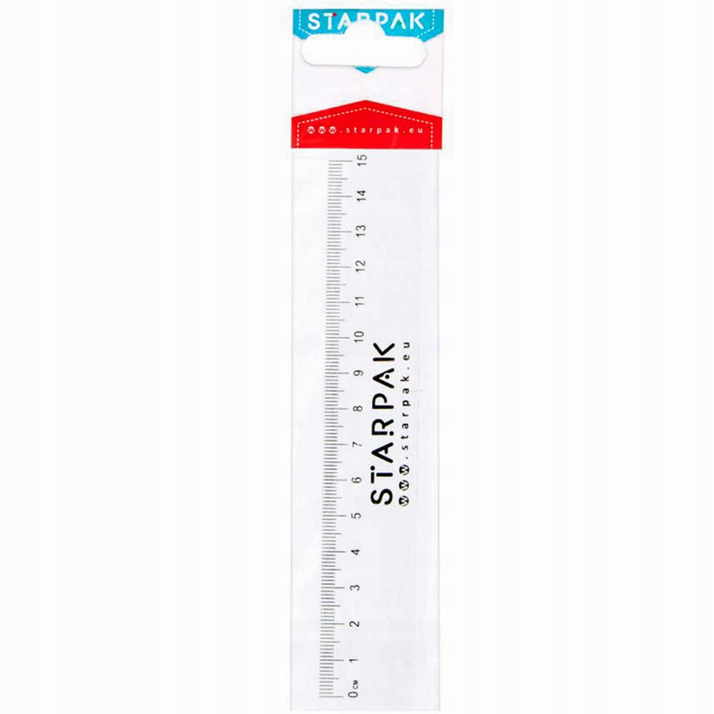 

Starpak Linijka Plastikowa Szkolna 15cm