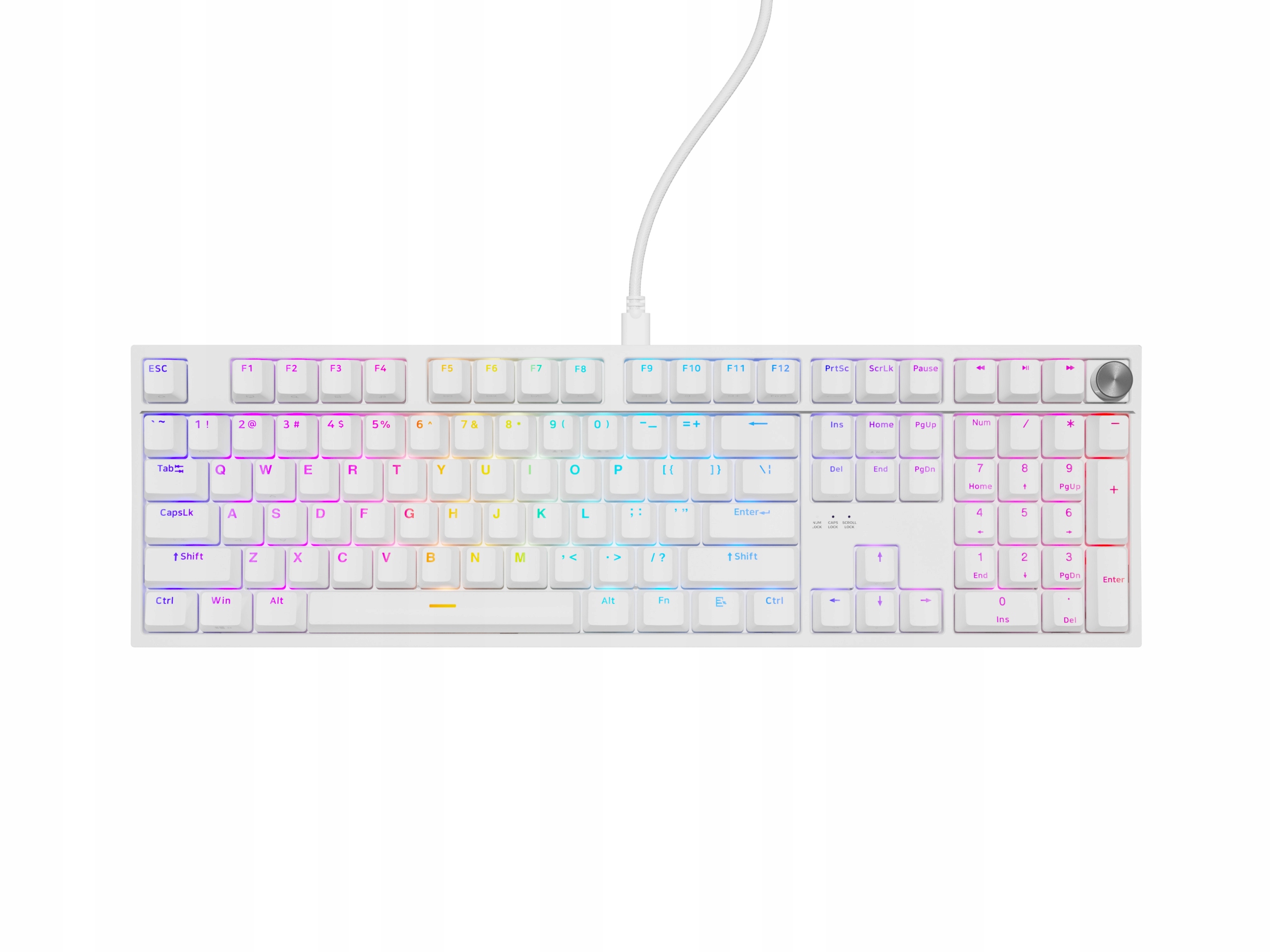 Herná mechanická klávesnica Genesis Thor 404/ Rgb/ Gateron Yellow Pro/…