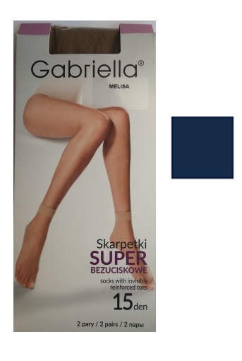 

Gabriella skarpetki Super bezuciskowe 2 x Navy